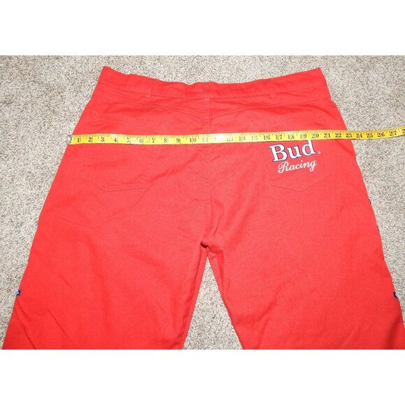 Vintage 90s NASCAR Pit Crew Member EXQ Pants Team Budweiser Racing 34x30 - Picture 15 of 15